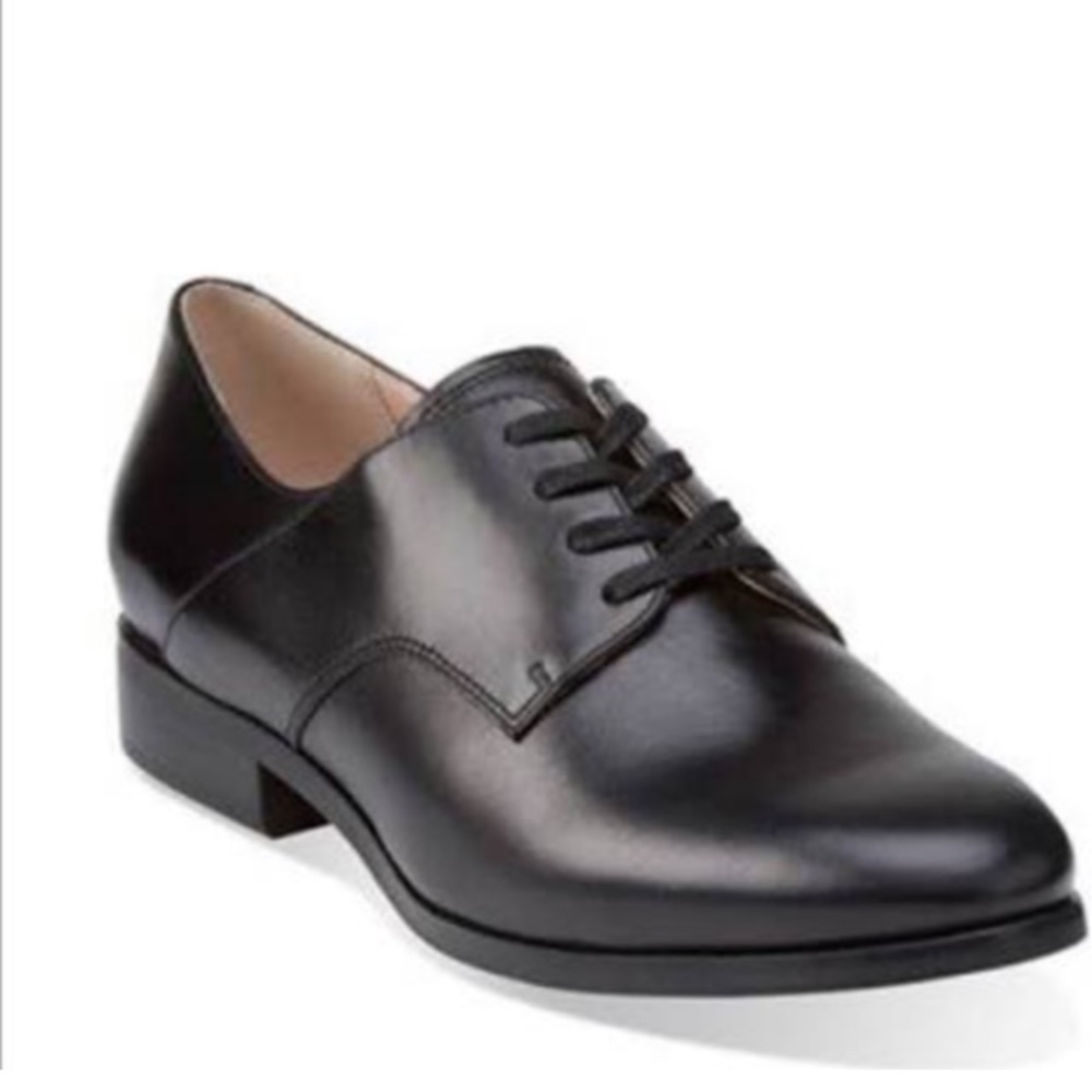 Clarks Black Leather Oxford